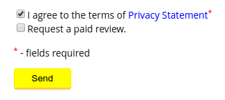 Add URL Directory, Website submit Agreements Checked